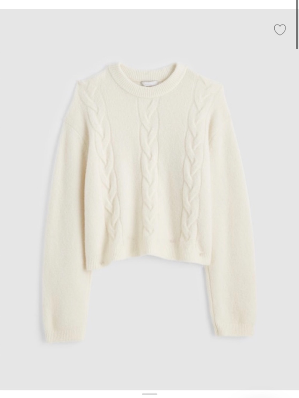 NWT Madewell CloudSoft Drop-Shoulder Sweater - Cream - Size XL